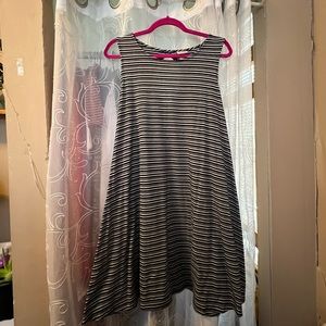 Plus Size Sun Dress with Back Cutout